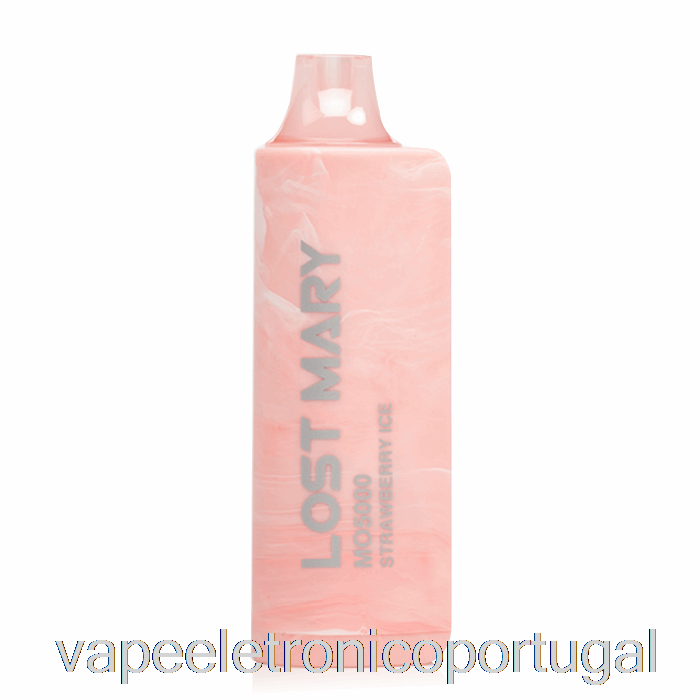 Vape Eletrônico Perdido Mary Mo5000 Gelo De Morango Descartável